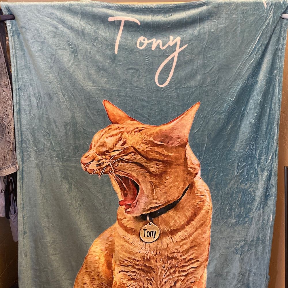 #1 Custom Cat Blanket - Perfect Gift For Cat Lovers