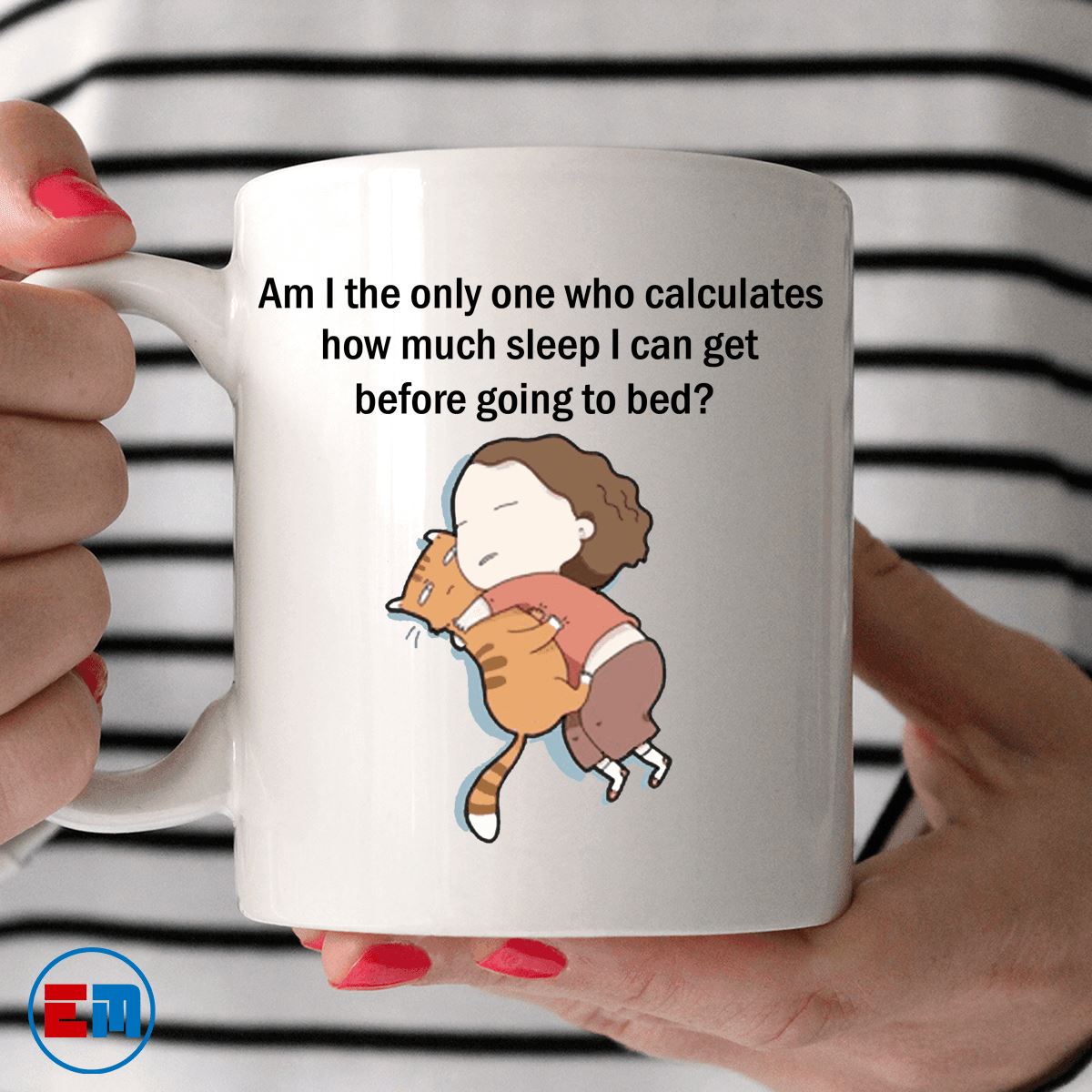 Cat Mug - Am I The Only One Who Calculates - CatsForLife