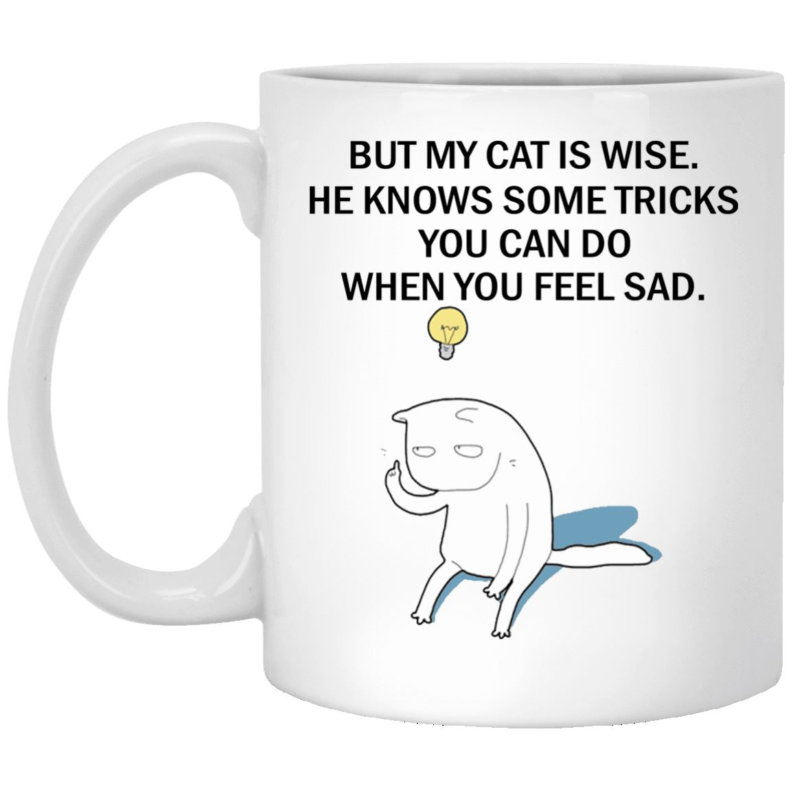 Cat Mug - But My Cat Is Wise - CatsForLife