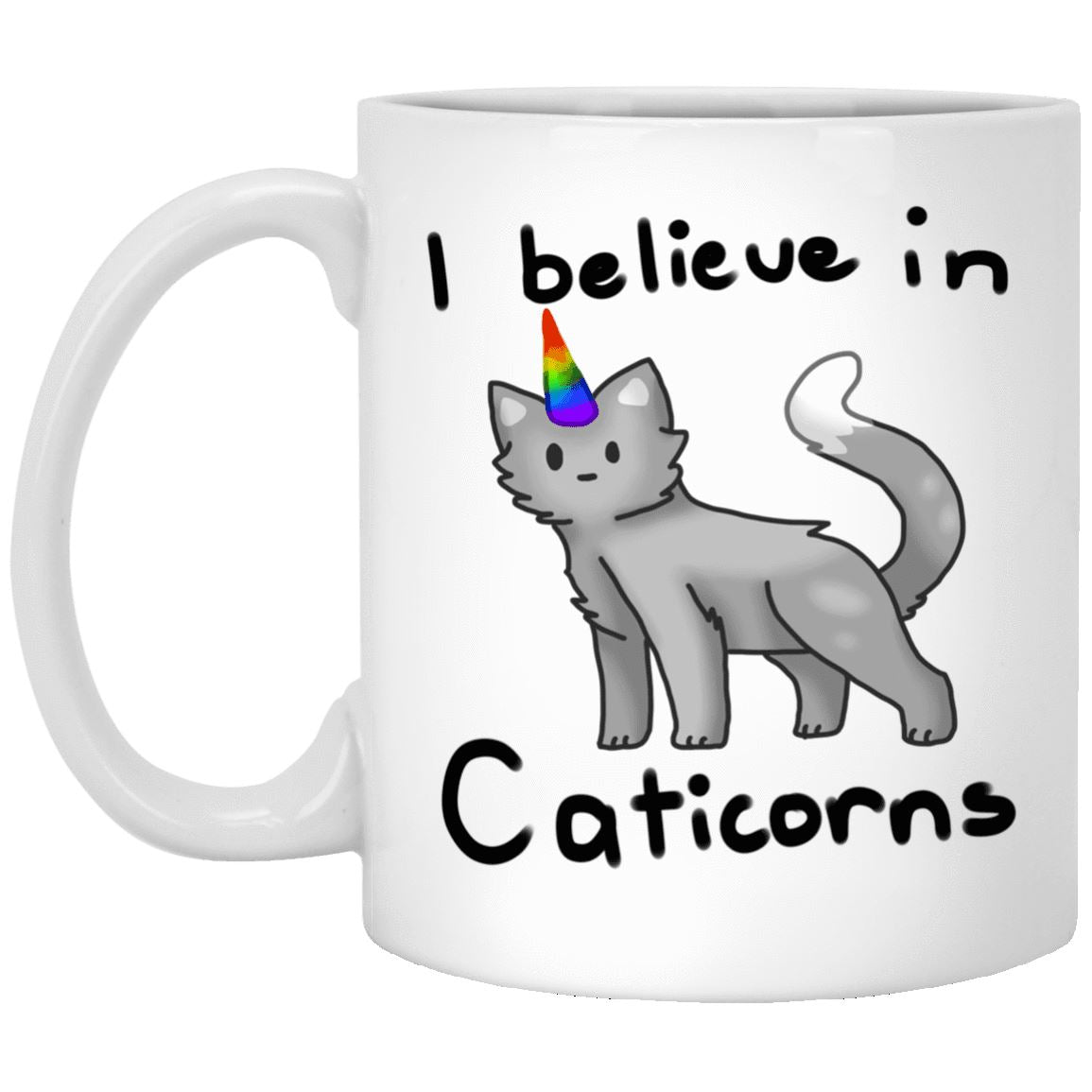 Cat Mug - I Believe In Caticorns - CatsForLife