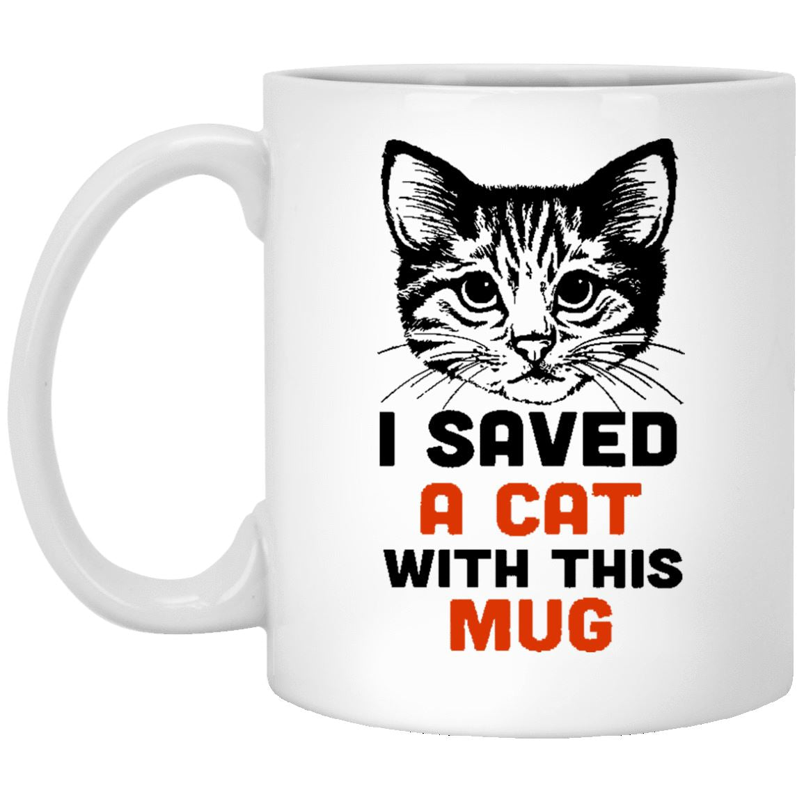 Cat Mug - I Saved A Cat With This Mug - CatsForLife