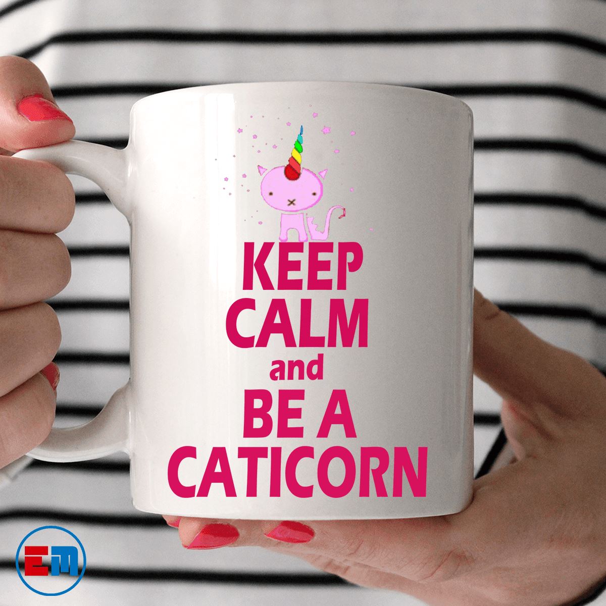 Cat Mug - Keep Calm and Be A Caticorn - CatsForLife