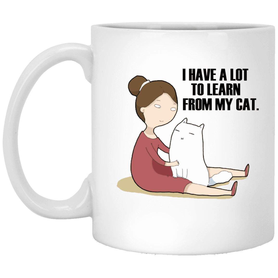 Cat Mug - Learn From My Cat - CatsForLife