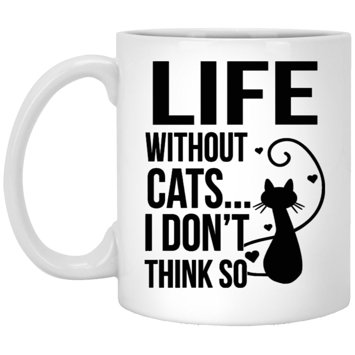 Cat Mug - Life Without Cats - CatsForLife