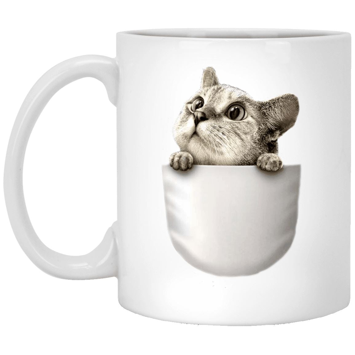 Cat Mug - Pocket Cat - CatsForLife