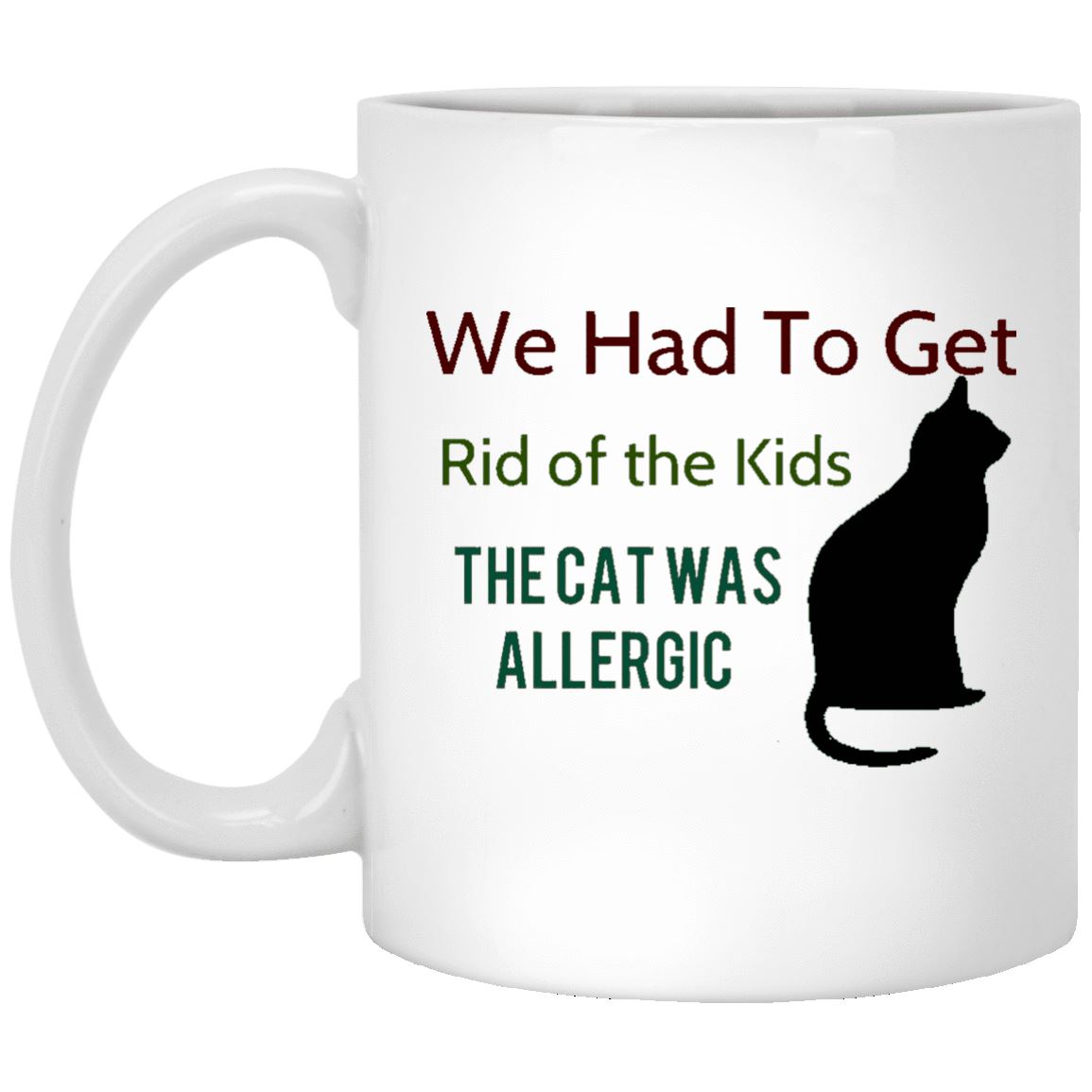 Cat Mug - The Cat Was Allergic - CatsForLife