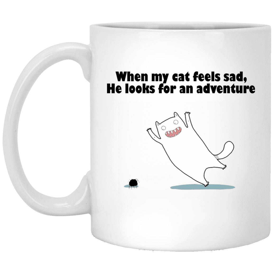 Cat Mug - When My Cat Feels Sad - CatsForLife