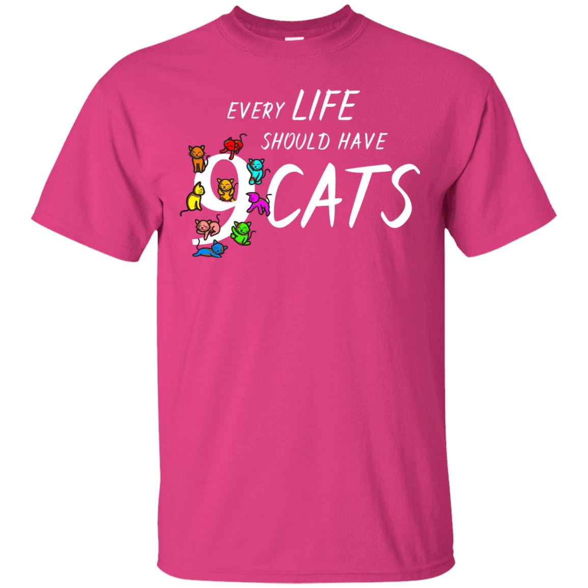 Cat Shirt - 9 Cats