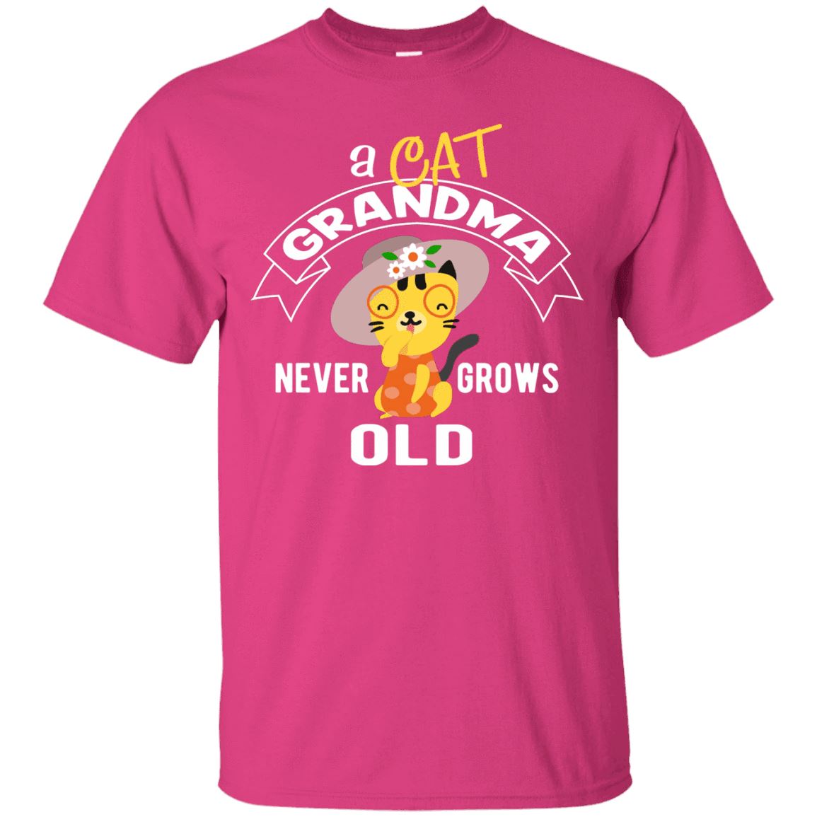 Cat Shirt - Cat Grandma Never Grows Old