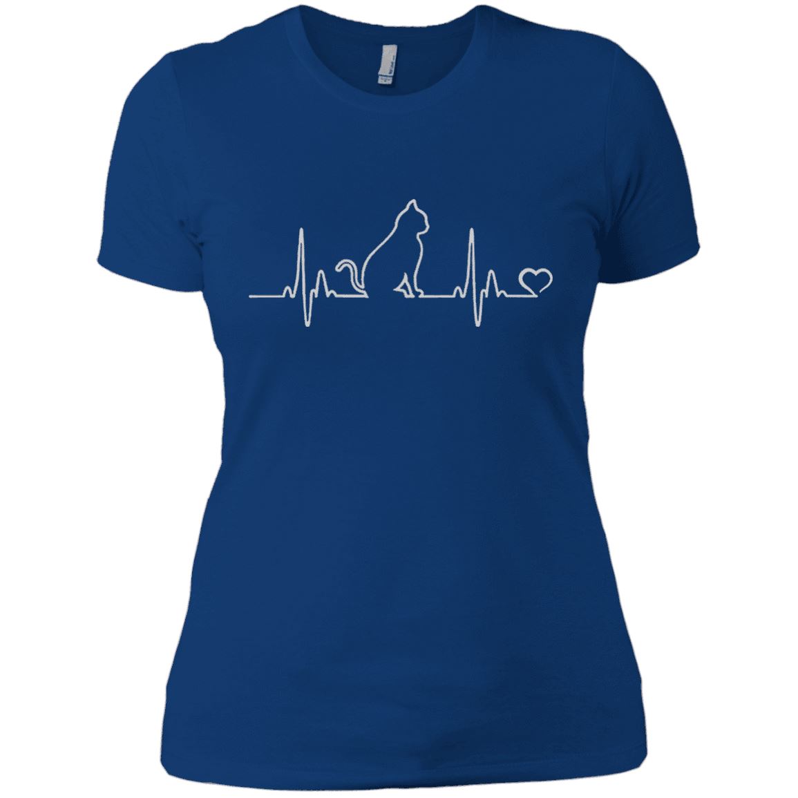 Cat Tee - Cat Heartbeat - CatsForLife
