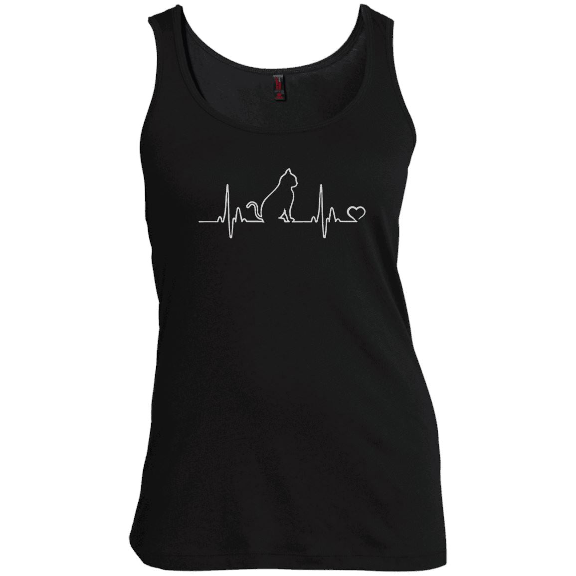 Cat Tee - Cat Heartbeat - CatsForLife