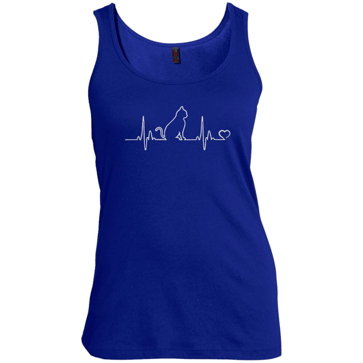Cat Tee - Cat Heartbeat - CatsForLife