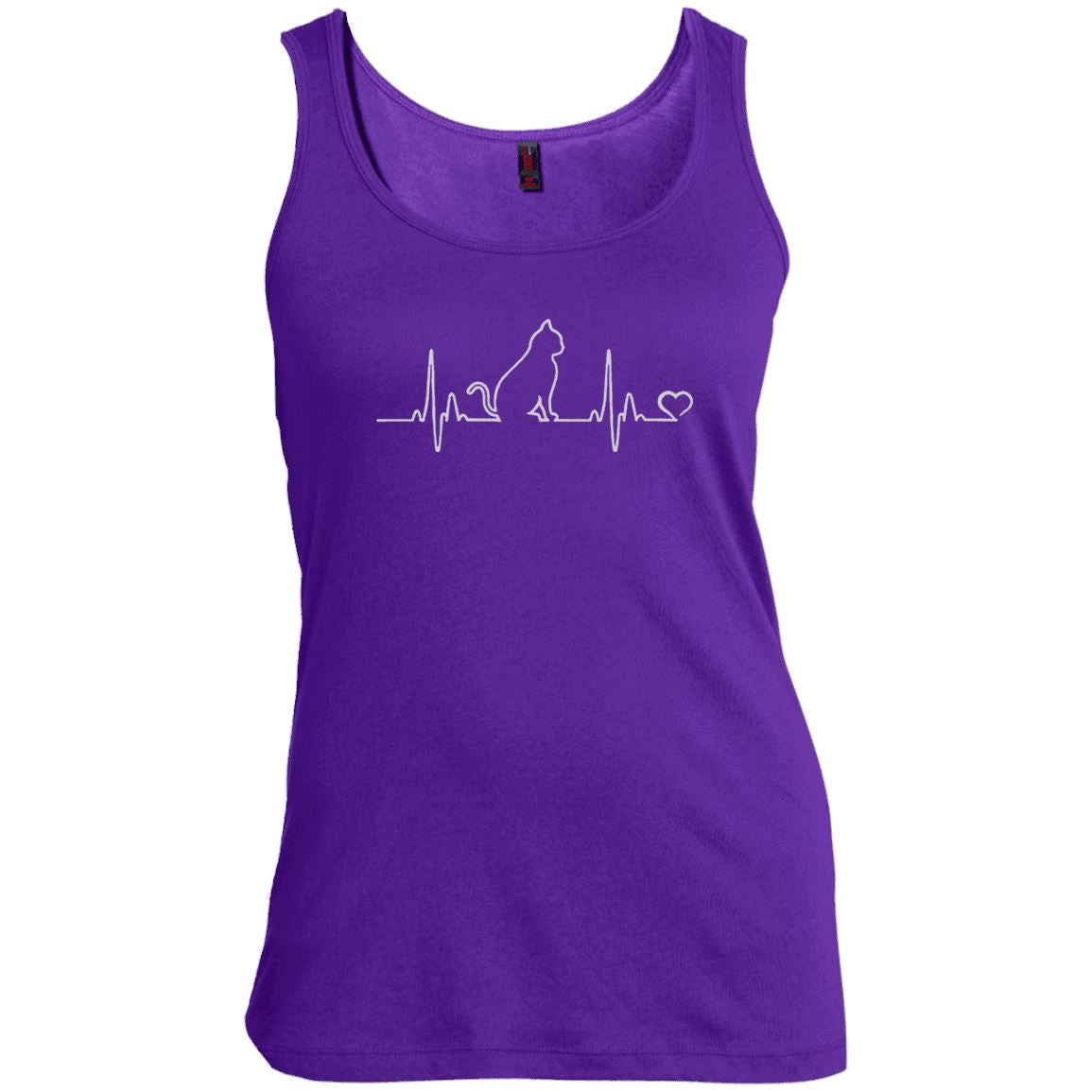 Cat Tee - Cat Heartbeat - CatsForLife