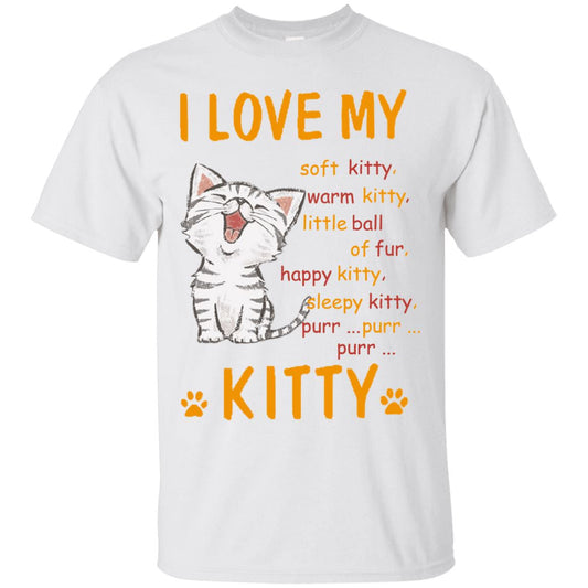 Cat Tee - I Love My Kitty - CatsForLife