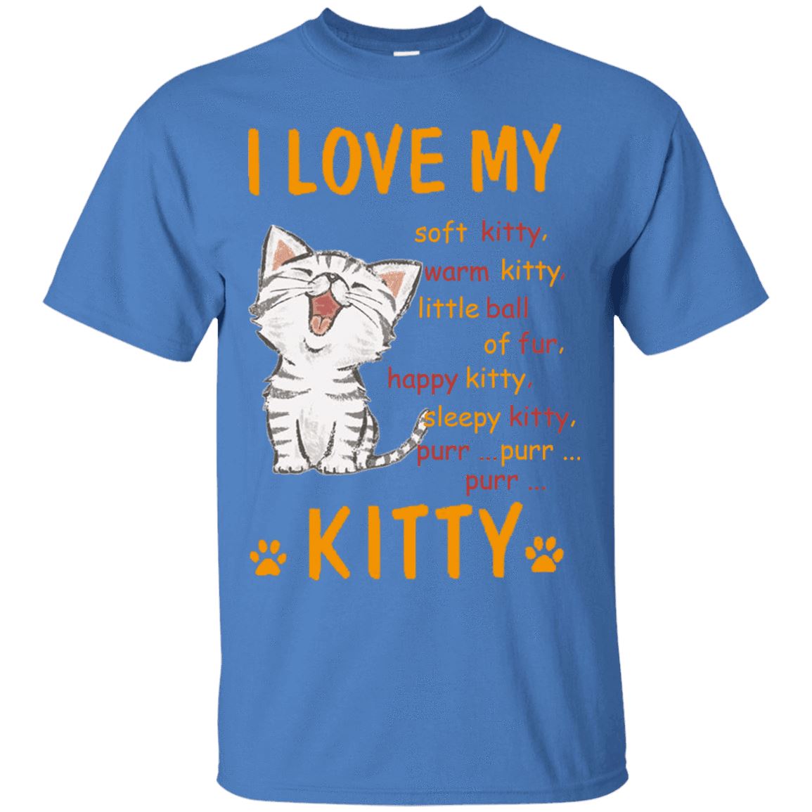 Cat Tee - I Love My Kitty - CatsForLife