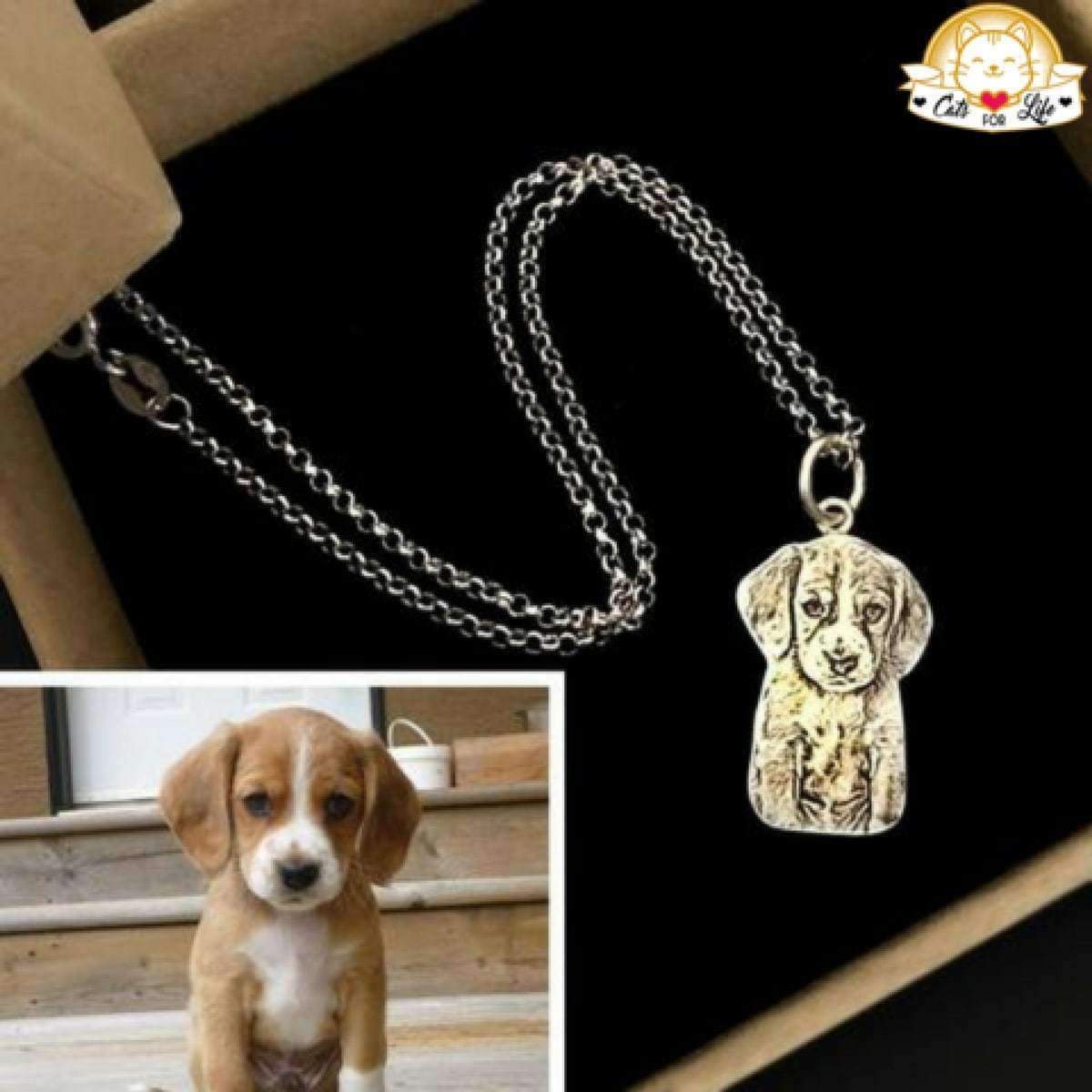 #1 Personalized Cat Necklace in 925 Sterling Silver - CatsForLife