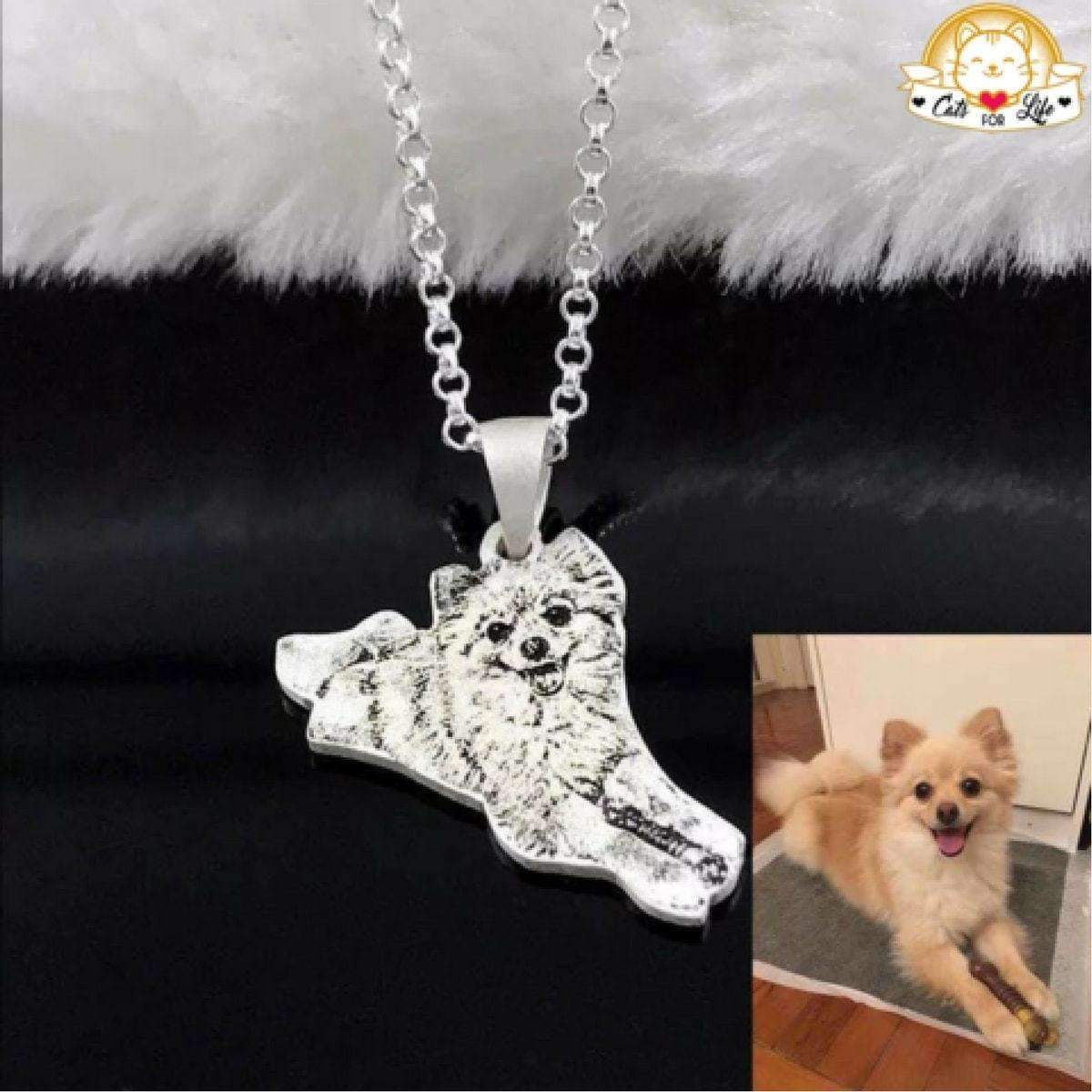 #1 Personalized Cat Necklace in 925 Sterling Silver - CatsForLife