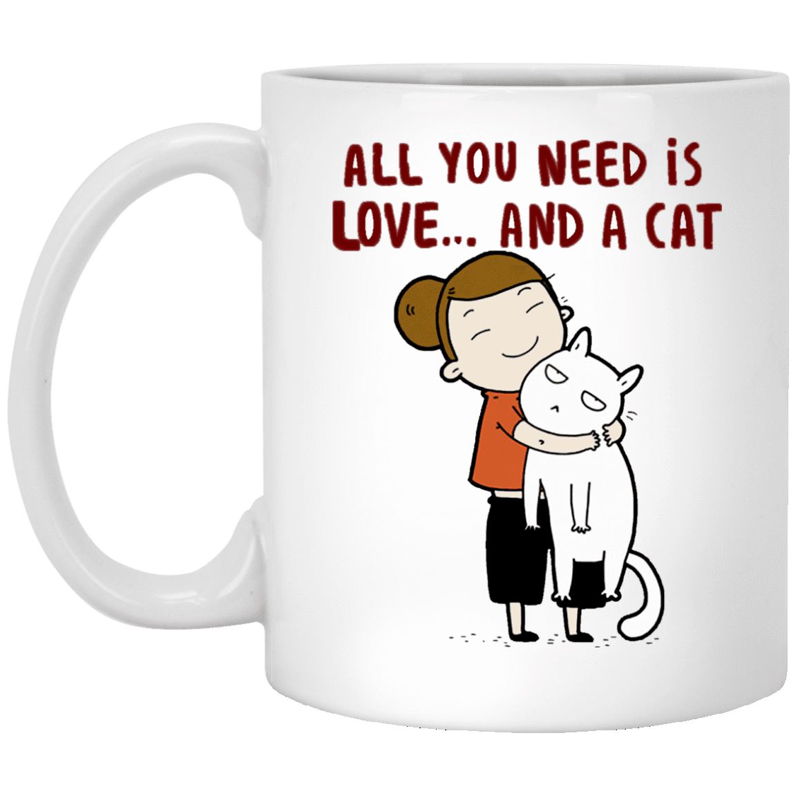 Cat Mug - All You Need Is Love - CatsForLife