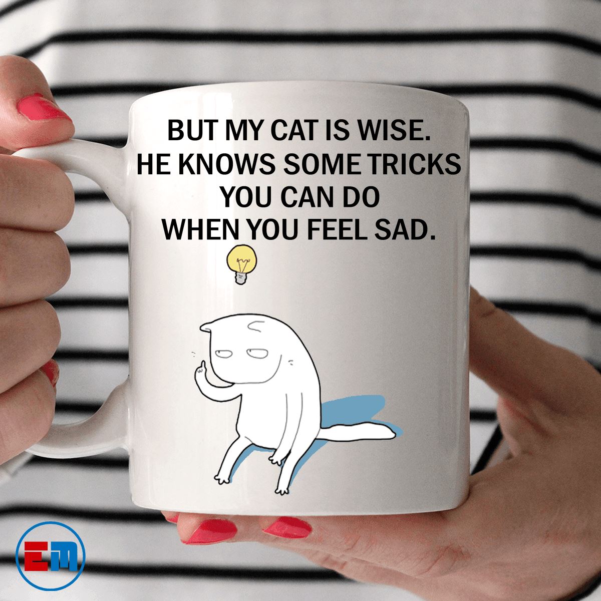 Cat Mug - But My Cat Is Wise - CatsForLife