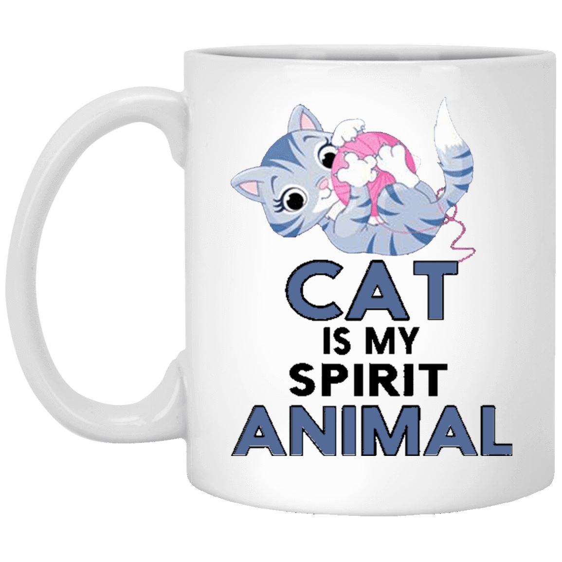 Cat Mug - Cat Is My Spirit Animal - CatsForLife