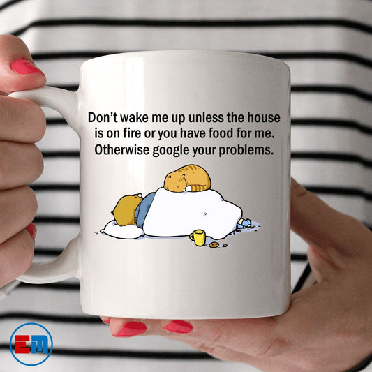 Cat Mug - Don't Wake Me Up - CatsForLife