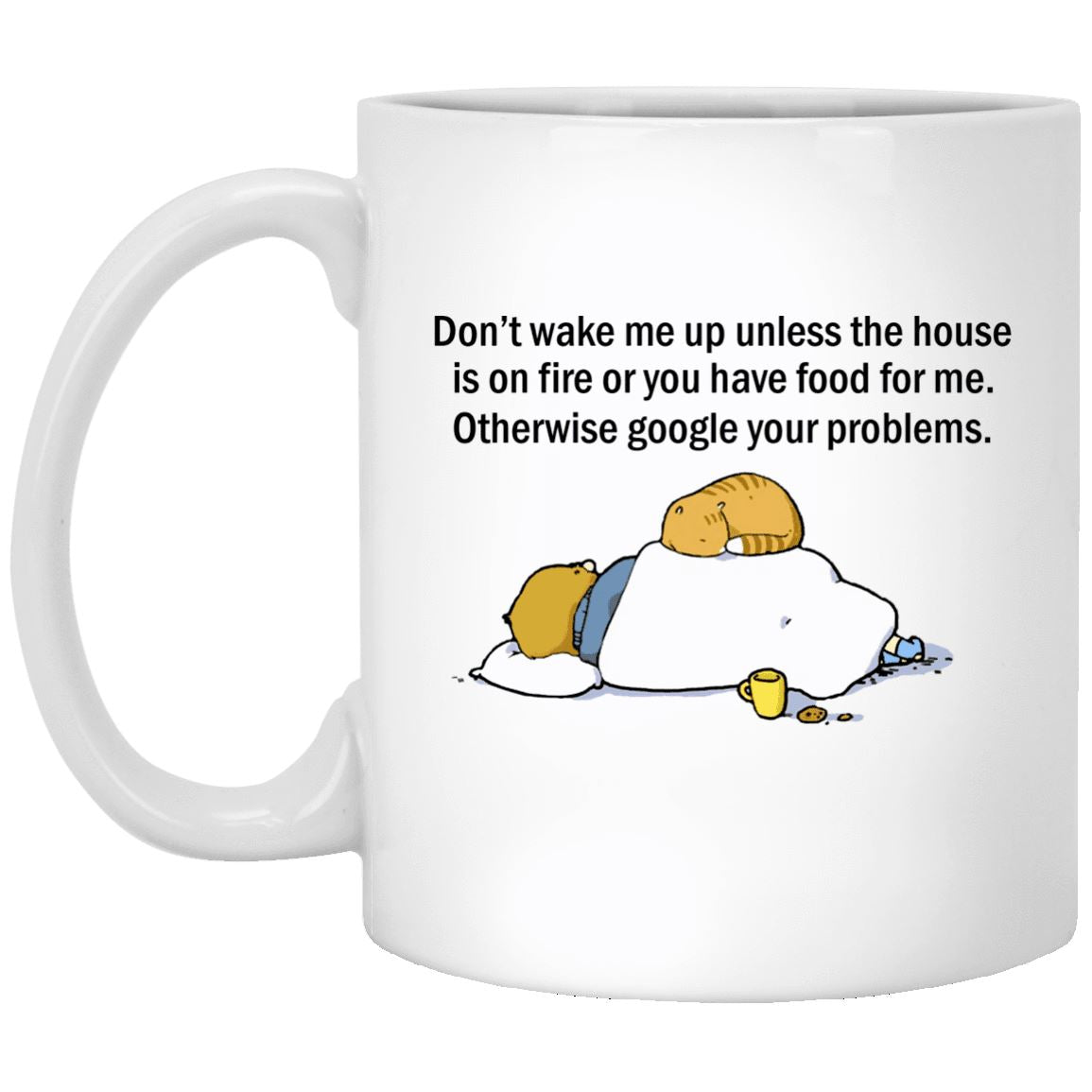 Cat Mug - Don't Wake Me Up - CatsForLife