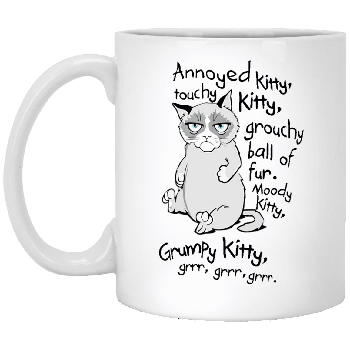 Cat Mug - Grumpy Kitty - CatsForLife