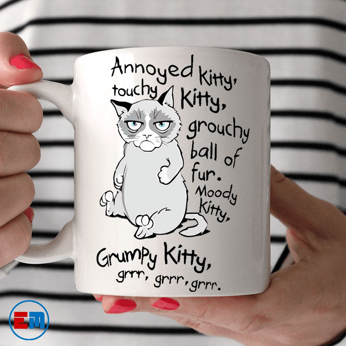 Cat Mug - Grumpy Kitty - CatsForLife
