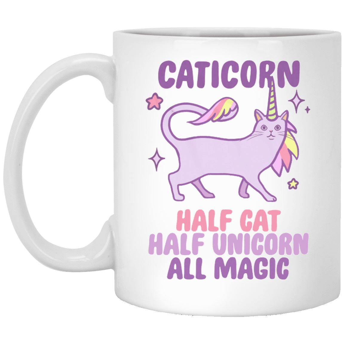 Cat Mug - Half Cat Half Unicorn - CatsForLife