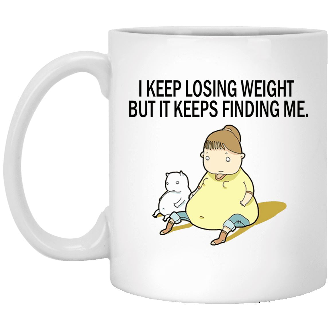 Cat Mug - I Keep Losing Weight - CatsForLife