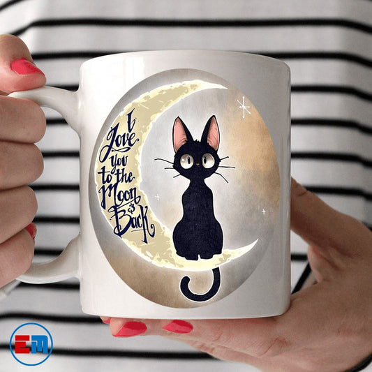 Cat Mug - I Love You To The Moon & Back Cat Mug - CatsForLife