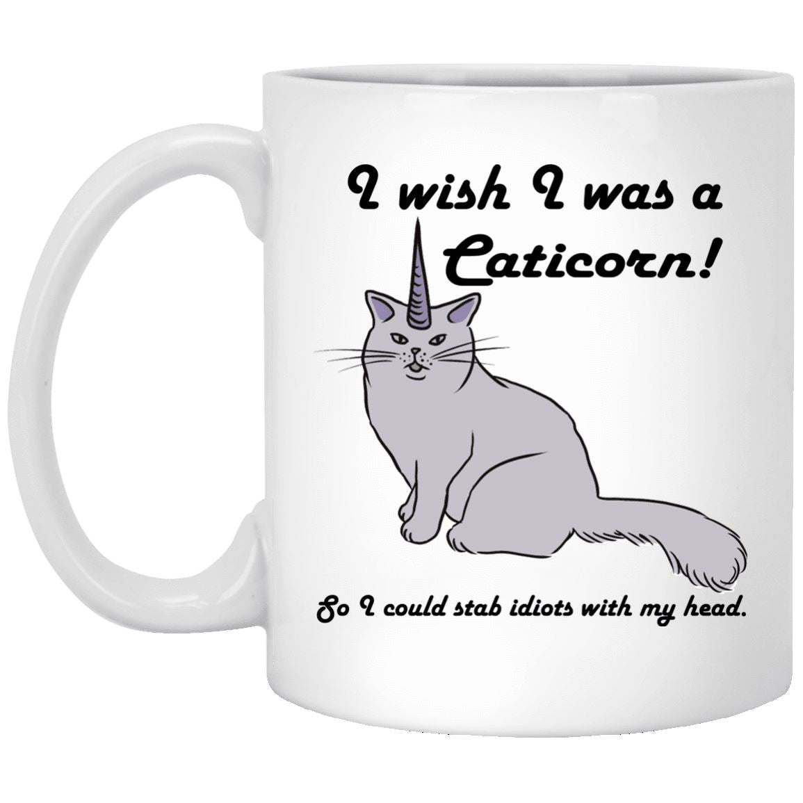 Cat Mug - I Wish I Was A Caticorn - CatsForLife