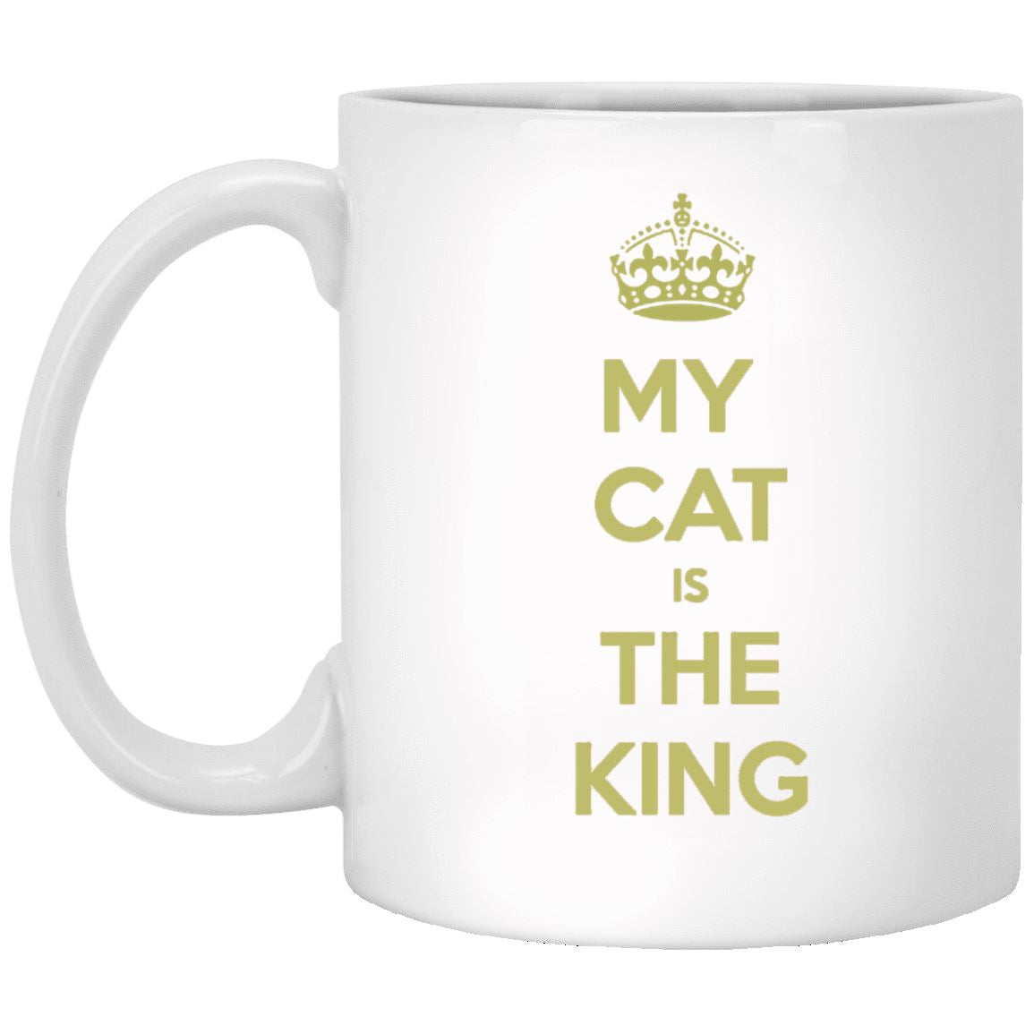 Cat Mug - My Cat Is The King - CatsForLife