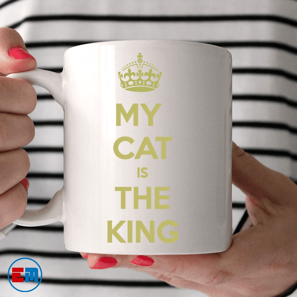 Cat Mug - My Cat Is The King - CatsForLife