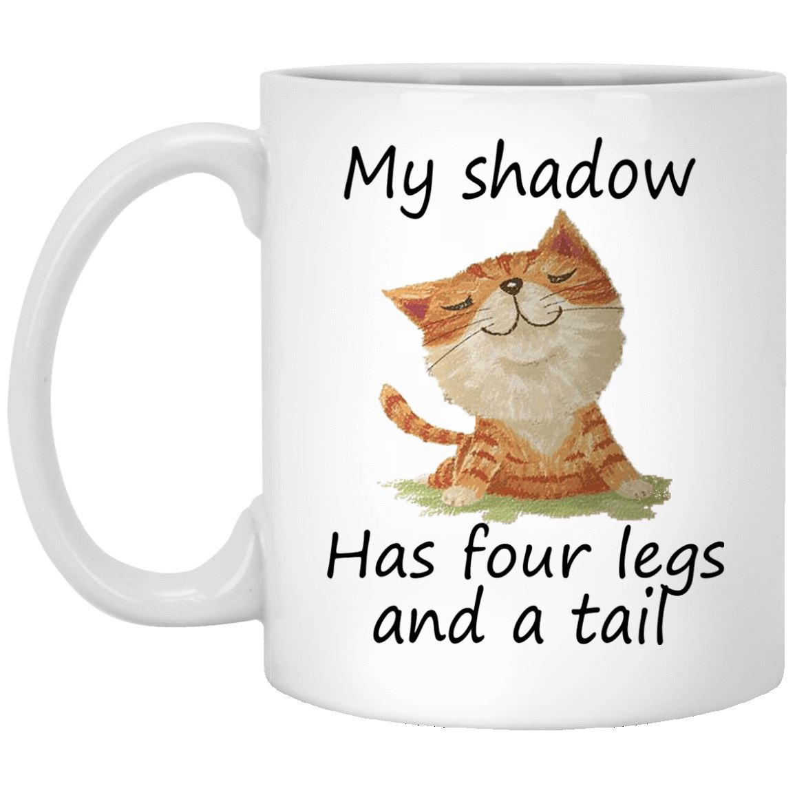Cat Mug - My Shadow Has Four Legs - CatsForLife