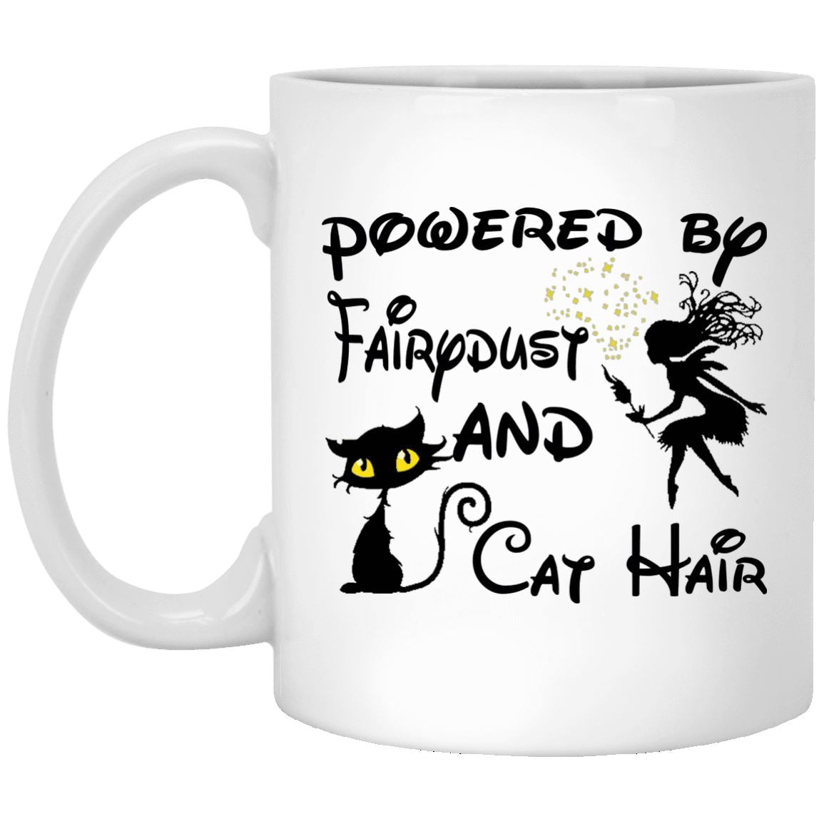 Cat Mug - Powered By Fairy Dust - CatsForLife