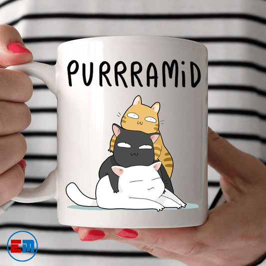 Cat Mug - Purrramid - CatsForLife