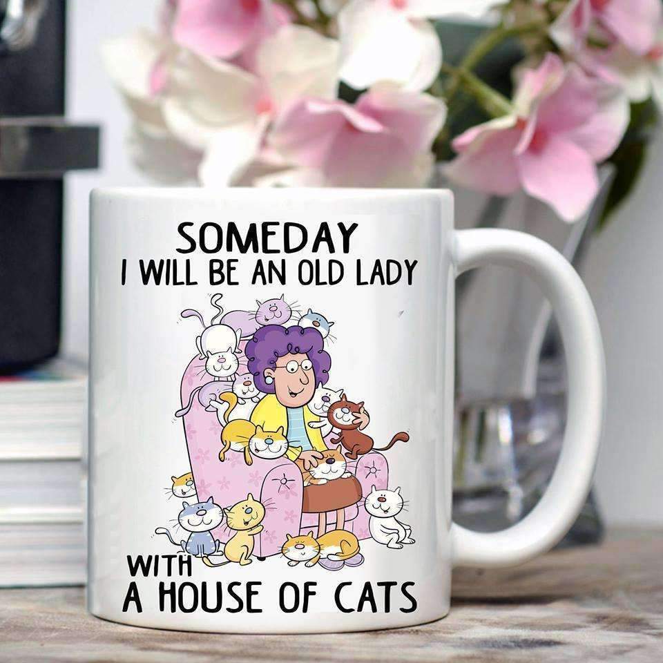 Cat Mug - Some Day I Will Be A Old Lady - CatsForLife