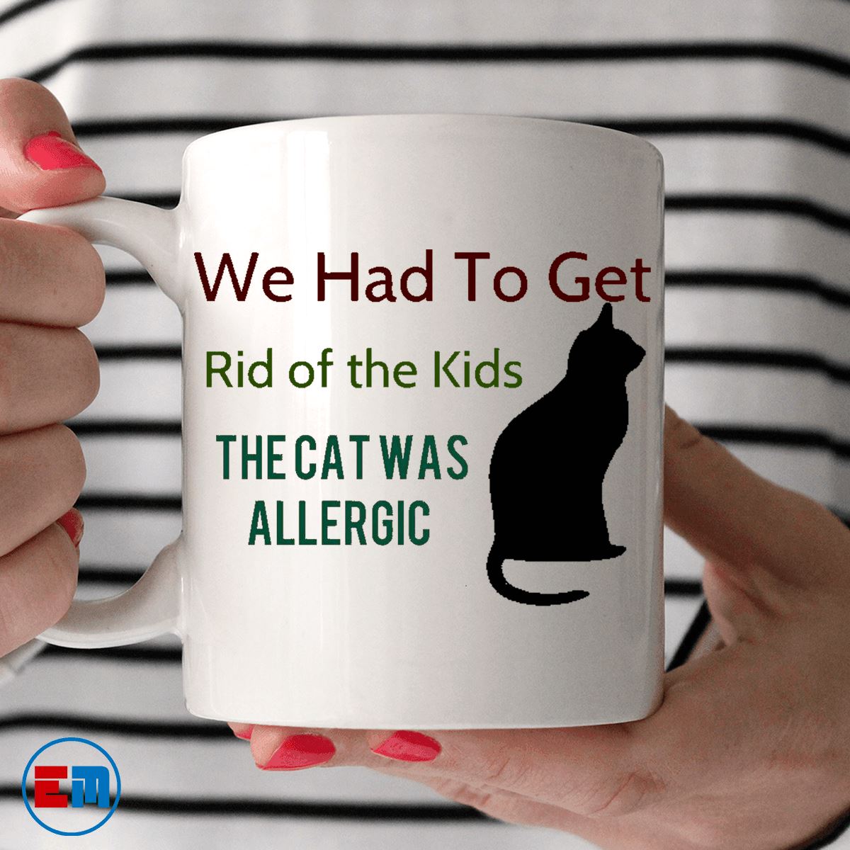 Cat Mug - The Cat Was Allergic - CatsForLife