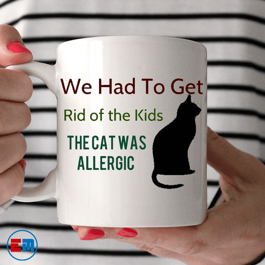 Cat Mug - The Cat Was Allergic - CatsForLife