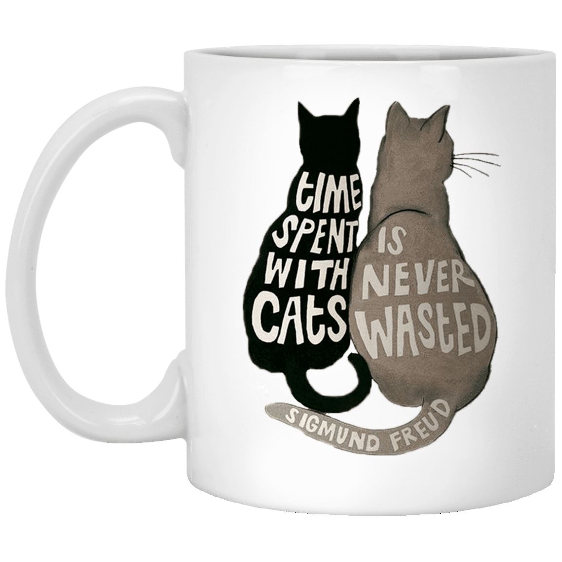 Cat Mug - Time Spent With Cats - CatsForLife