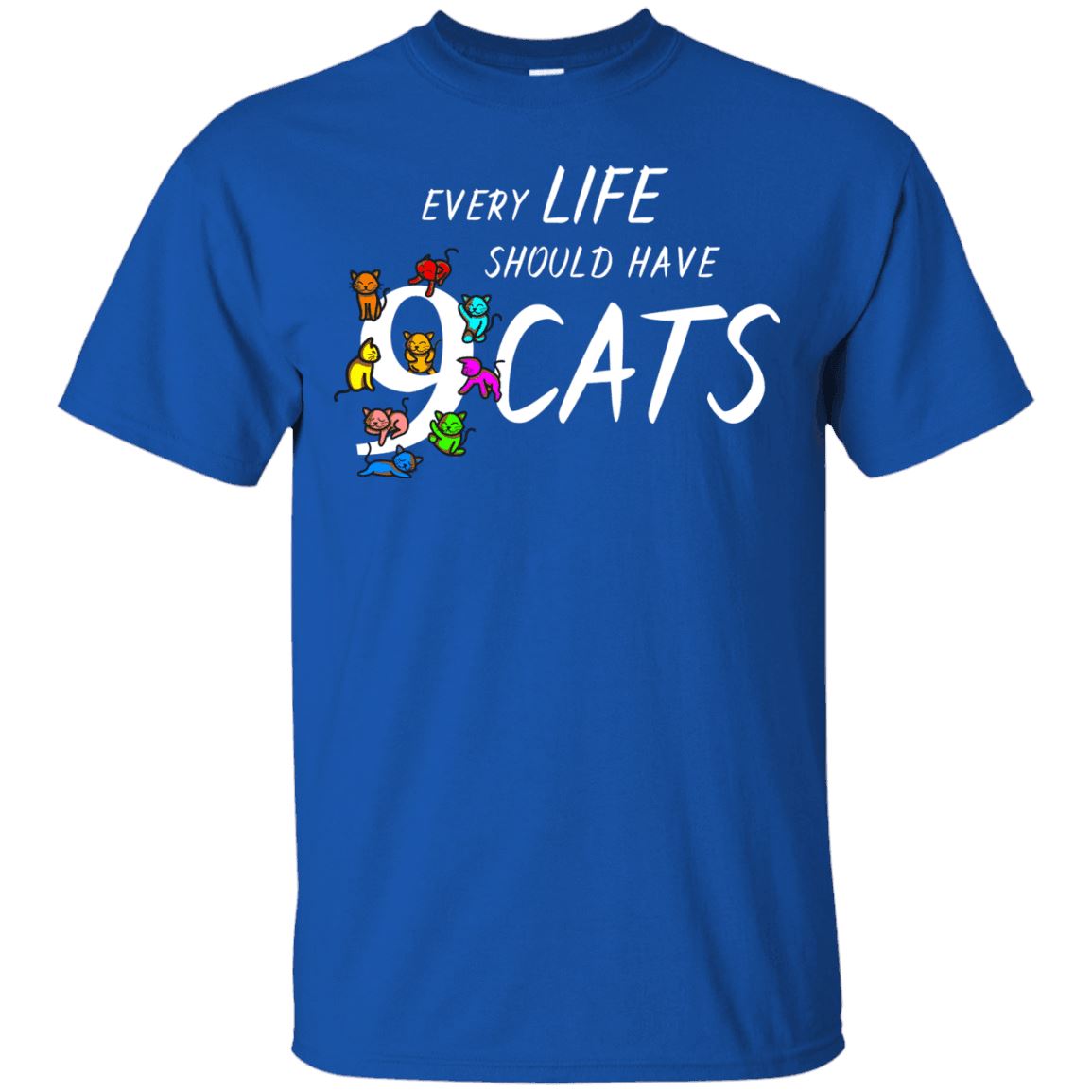 Cat Shirt - 9 Cats