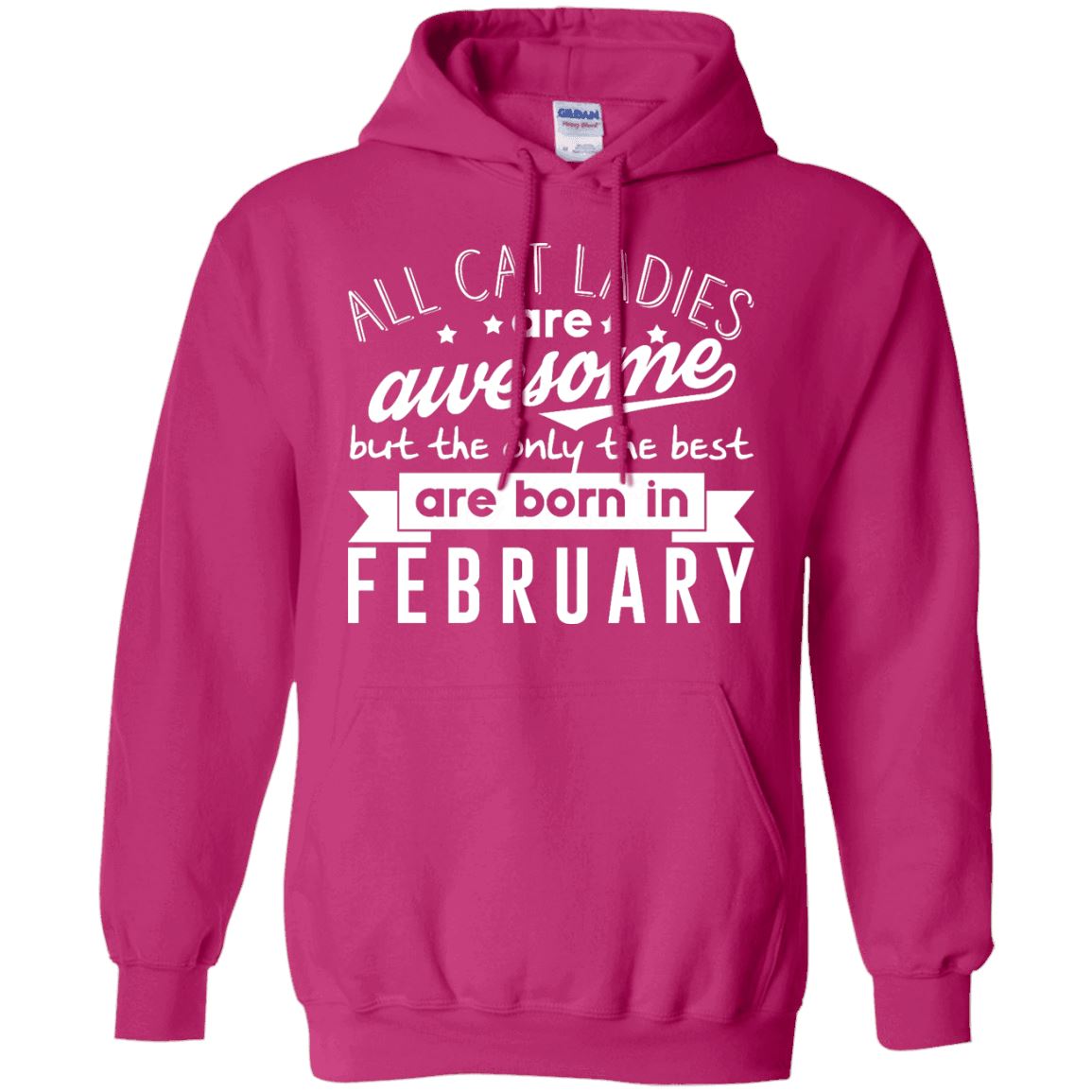 Cat Tee - All Cat Ladies Are Awesome - February - CatsForLife