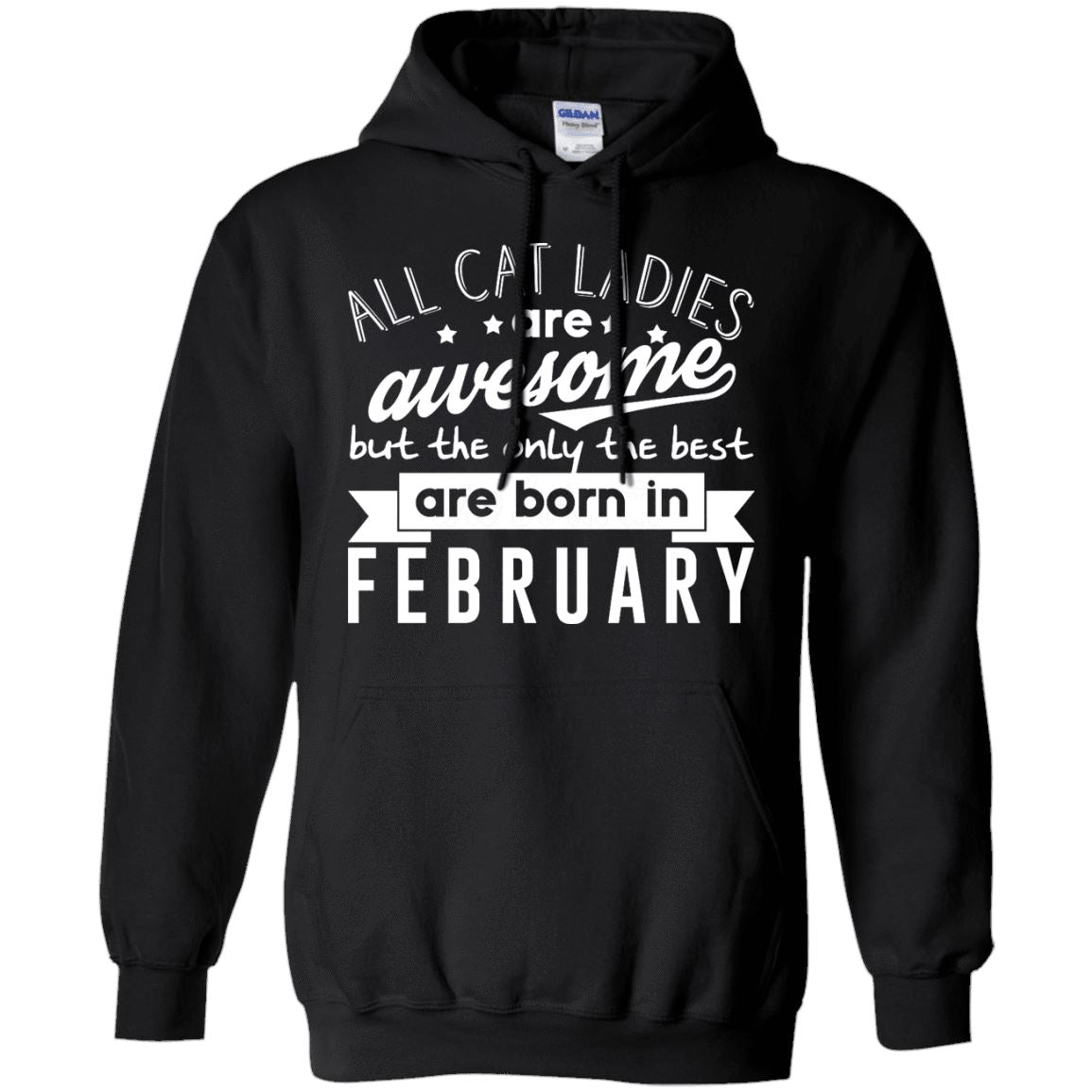 Cat Tee - All Cat Ladies Are Awesome - February - CatsForLife