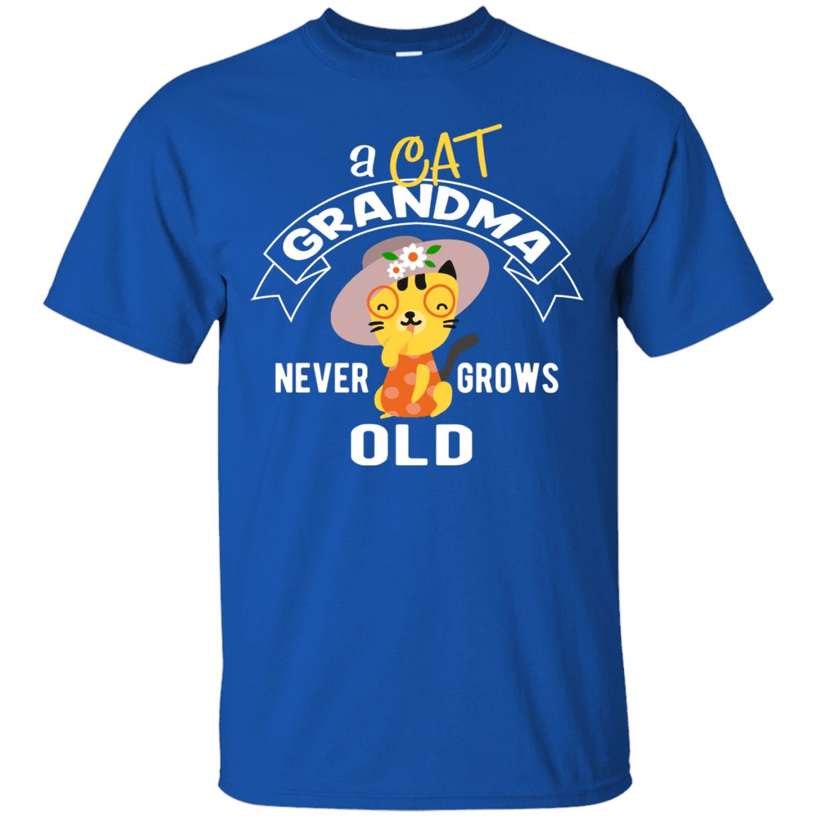 Cat Shirt - Cat Grandma Never Grows Old