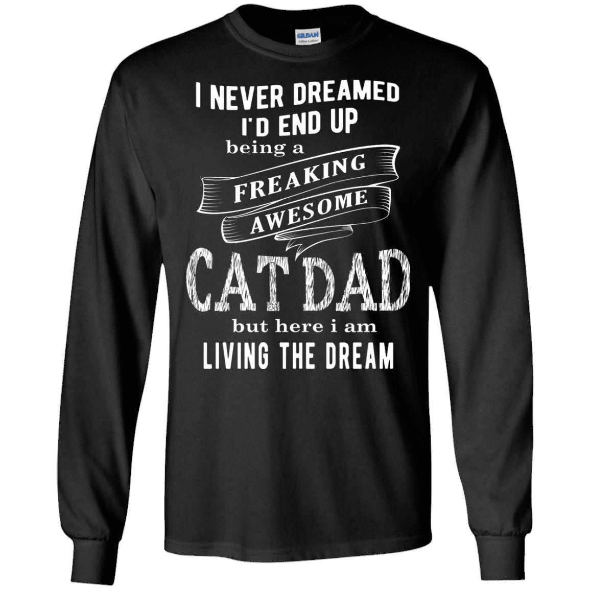 Cat Shirt - Freaking Awesome Cat Dad