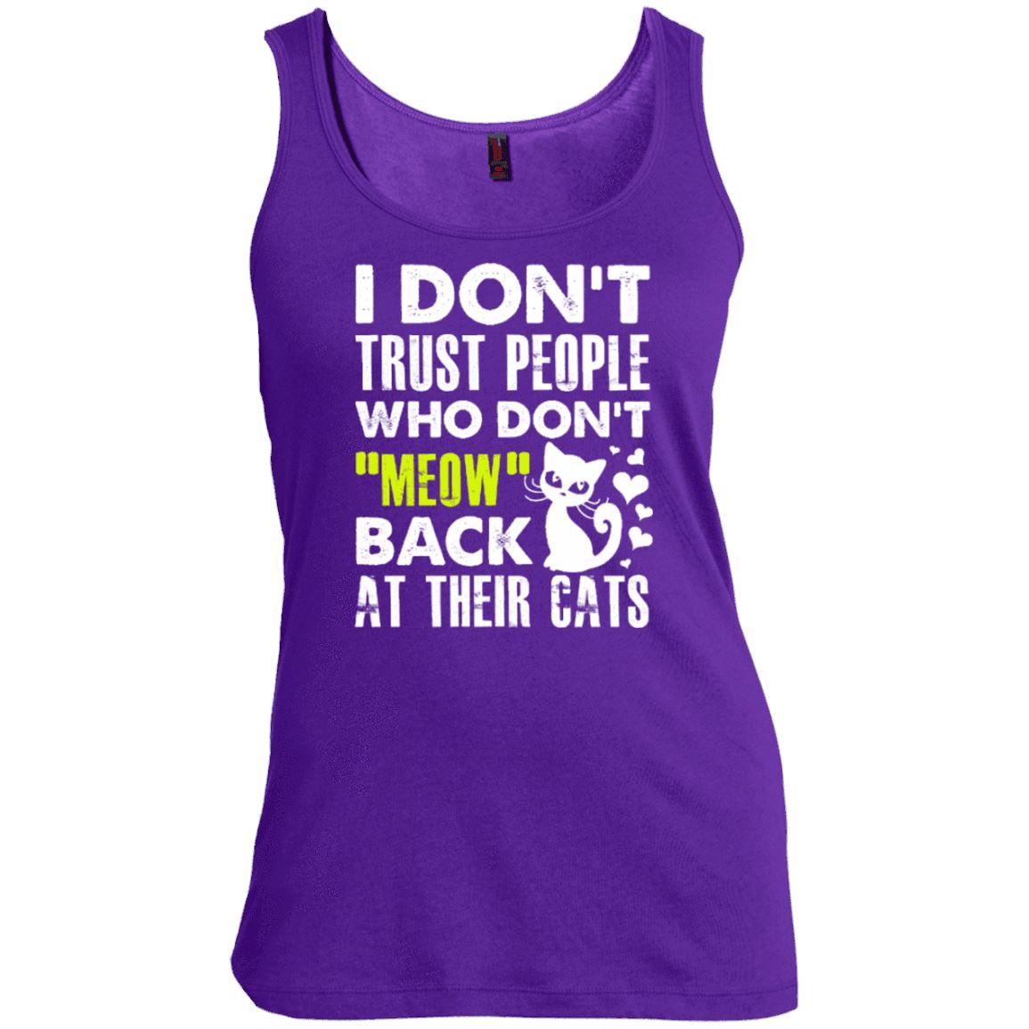 Cat Tee - I Don't Trust People Who Don't Meow Back - CatsForLife