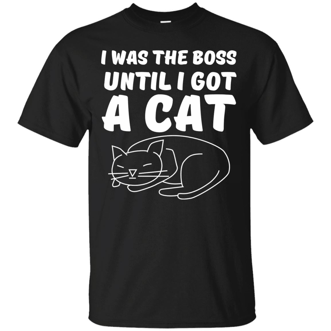 Cat Tee - I Was The Boss Until I Get A Cat - CatsForLife