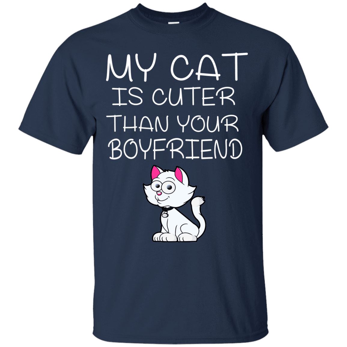 Cat Tee - My Cat Is Cuter Than Your Boyfriend - CatsForLife