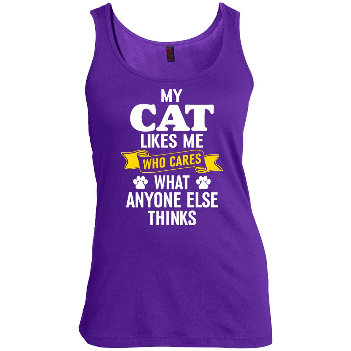 Cat Tee - My Cat Likes Me, Who Cares What Anyone Else Think - CatsForLife